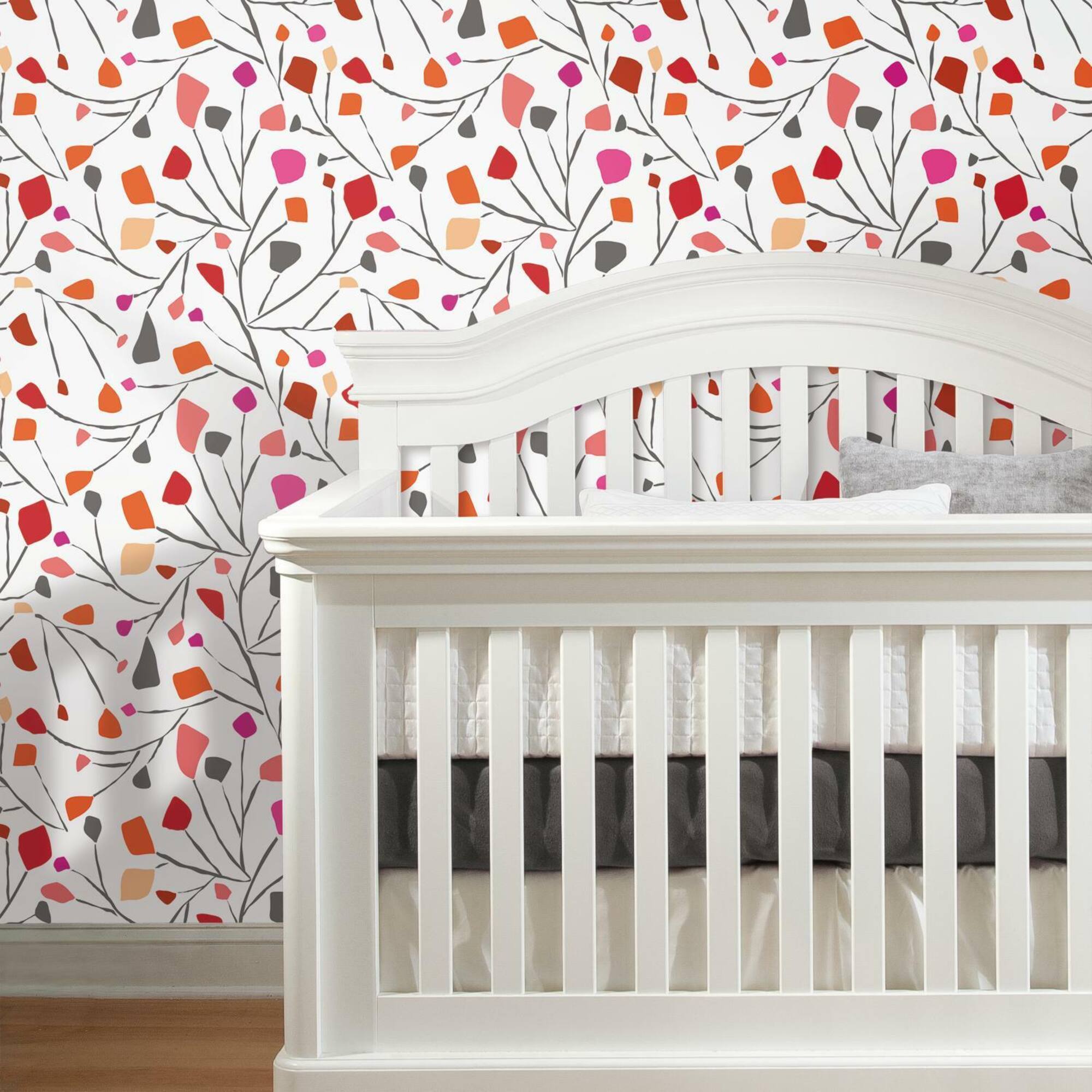 RoomMates Red Terrazzo Branch Peel & Stick Wallpaper